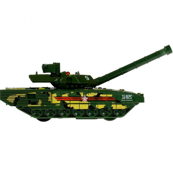 Модель металл Армата Танк Т-14 12 см, ARMATA-12MIL-GN вращается башня, камуф, инерц., в коробке