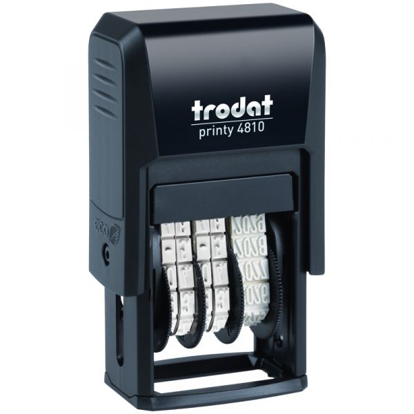 Датер-мини автомат 3,8мм рус банк/цифры/пластик 4810в TRODAT