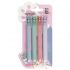 Набор текстовыделителей MESHU "Paw pastel", 04цв., пастельные цвета, 1-4мм MS_55400