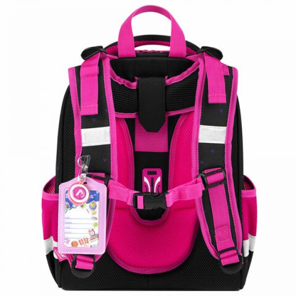 Ранец BRAUBERG PREMIUM, 2 отделения, с брелоком, "Space sweets", LED- АМПОЧКИ, 38х29х16 см, 272020