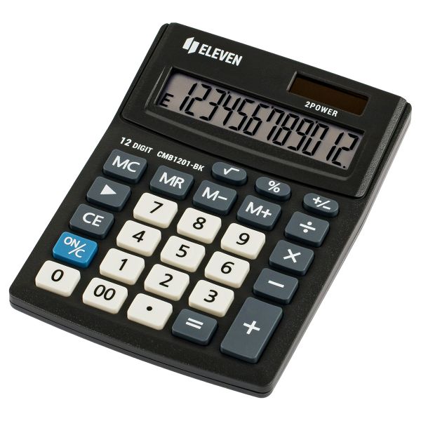 Калькулятор настольный Eleven Business Line CMB1201-BK, 12 разрядов, 102*137*31мм, черный