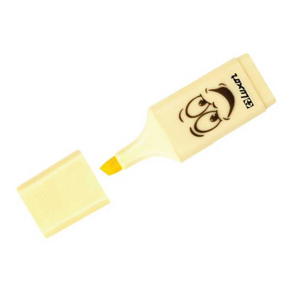 Текстовыделители Luxor "Eyeliter Pastel" пастельный желтый, 1-4,5мм 4031P