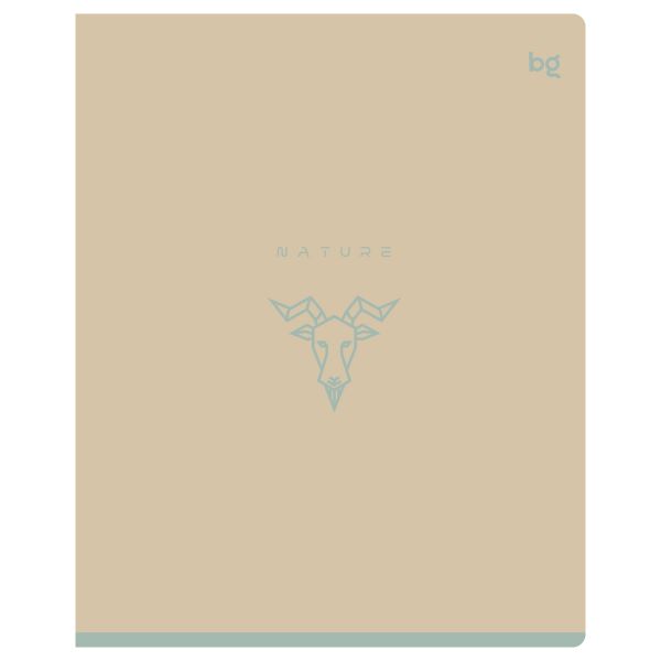 Тетрадь 48л., А5, клетка BG "Nature", soft-touch ламинация Т5ск48_лс 12733