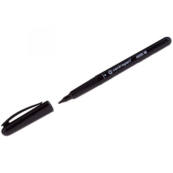 Маркер перманентный CD-PEN 1.0мм 4606/01 M черный Centropen {Чехия}