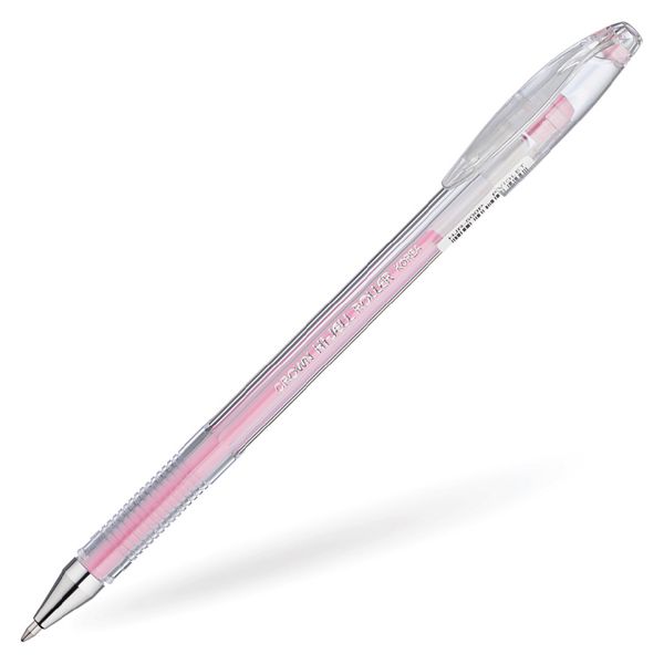 Ручка гелевая Crown "Hi-Jell Pastel" розовая пастель, 0,8мм HJR-500P