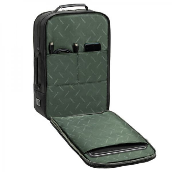 Рюкзак-сумка HEIKKI PRIORITY (ХЕЙКИ) с отд. для ноутбука,  черный, 45x31x15 см, 272587