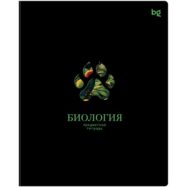 Тетрадь предметная 48л. BG "Информационное поле" - Биология, soft-touch ТП5ск48_лс_вл 63873