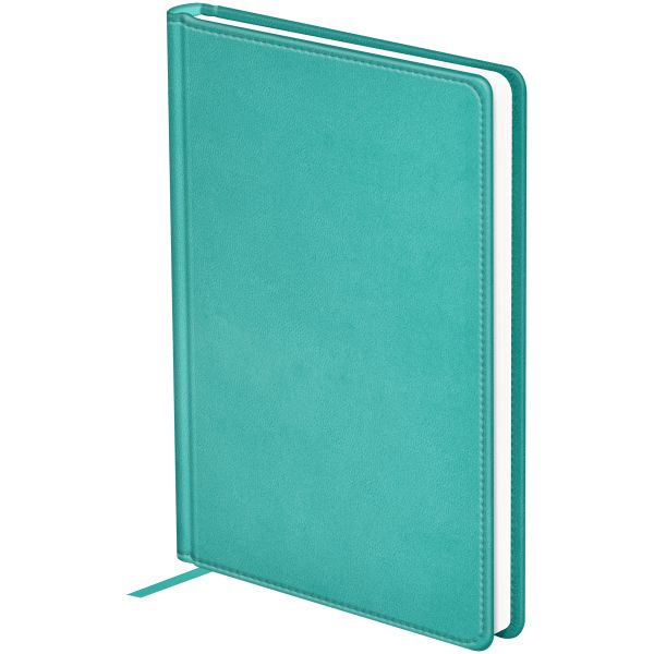 Ежедневник недатированный, А6, 136л., твердый переплет, кожзам, BG "Winner. Light teal", DuA6_60955
