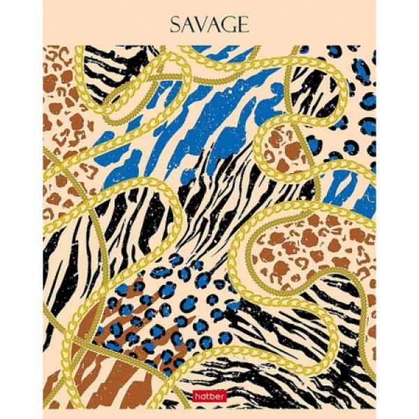 Тетрадь  96л линейка "Savage" 96Т5тВ2 Хатбер