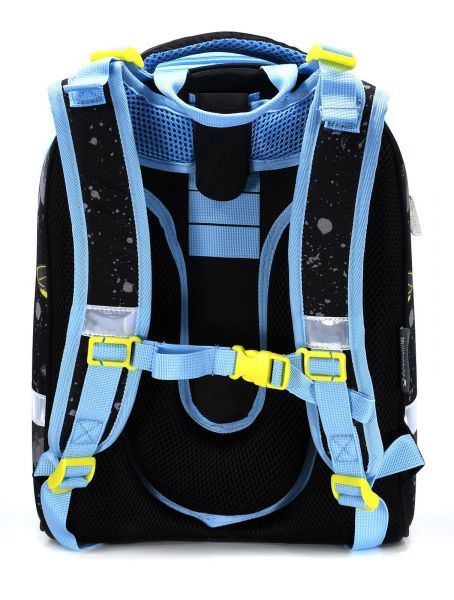 Рюкзак ERGONOMIC 2 "Shark-skeleton" жестк.каркас, эргономичная спинка NEW РЮКЖК2-ШСК SchoolФормат