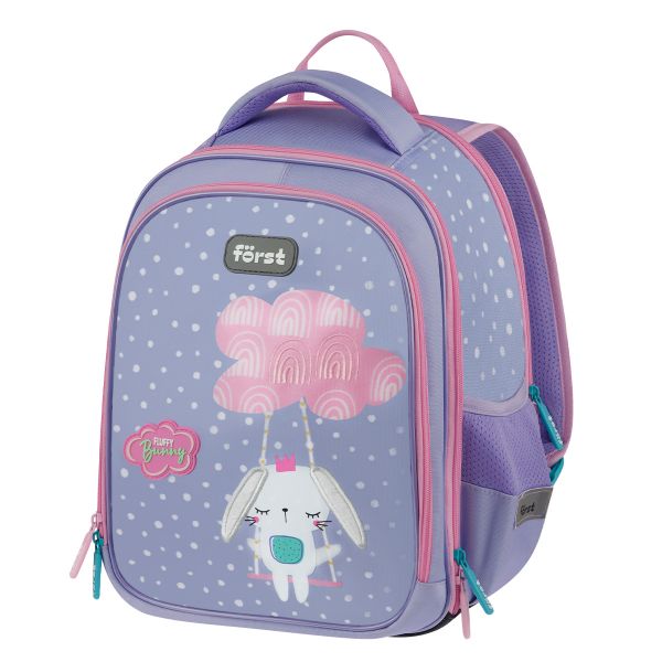Рюкзак Först F-Cloud "Fluffy Bunny" 37*28,5*16,5см, анатомическая спинка FT-RM-152501