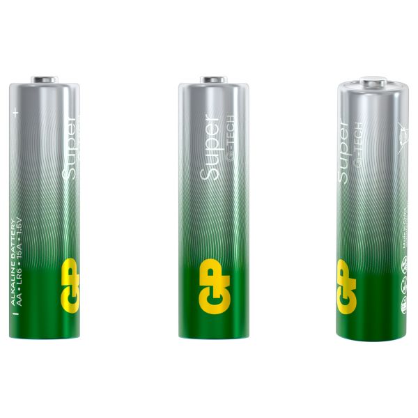 Батарейка GP Super G-Tech AA (LR6) 15A алкалиновая, SB50 GP 15AA21RF-2CRSWC50