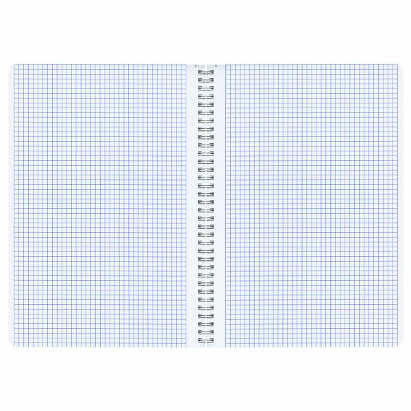 Тетрадь А4, 96 л., BRAUBERG, скоба, клетка, глянцевый лак, "Pastel", (микс в спайке), 405323