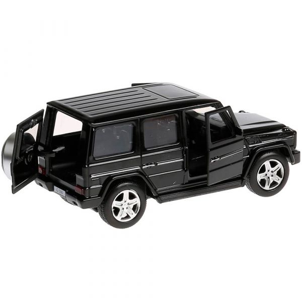 Машина металл Mercedes-Benz G-Class G-СLASS-BE 12см,(открыв двери,черный) инерц, в коробке