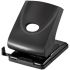 Дырокол Berlingo "Office Soft" 40л., пластиковый, с фиксатором, черный, с линейкой DDp_40161