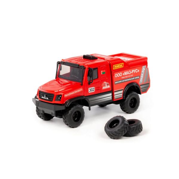 Автомобиль Гоночный грузовик МАЗ-6440RR инерц. в кор. 57314 П-Е /8/_Полесье
