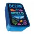 Пенал б/наполн. 3молнии 190*105мм Ocean world /большой, тканевый торец ПО-110 Пчелка