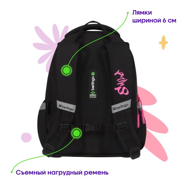 Рюкзак Berlingo Modern "Fashion bear" 38*30*18см, эргономичная спинка RU-MD-1030