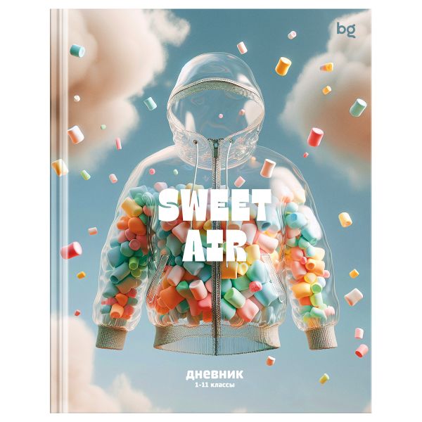 Дневник 1-11 кл. 48л. (твердый) BG "Sweet air", soft-touch ламинация Д5т48_лс 64735