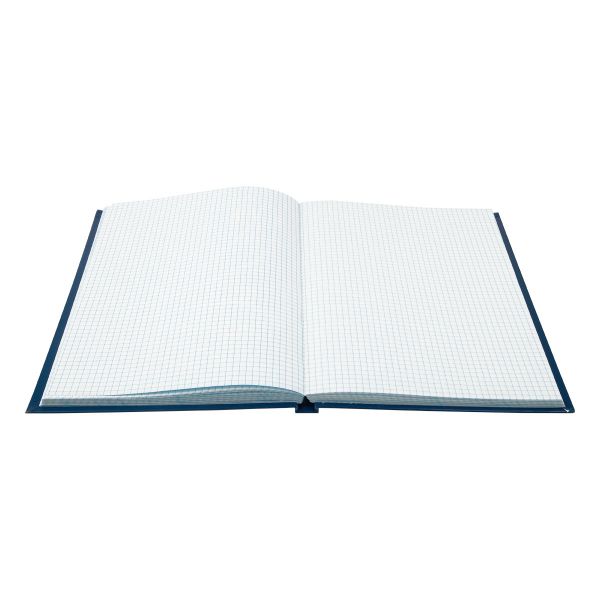 Книга учета OfficeSpace, А4, 160л., клетка, 200*290мм, бумвинил, синий, блок офсетный 326541