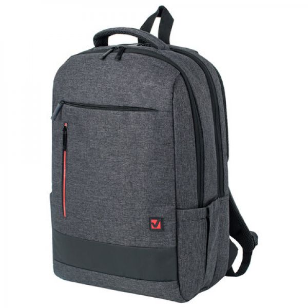 Рюкзак BRAUBERG URBAN с отделением для ноутбука, "Houston", темно-серый, 45х31х15 см, 229895