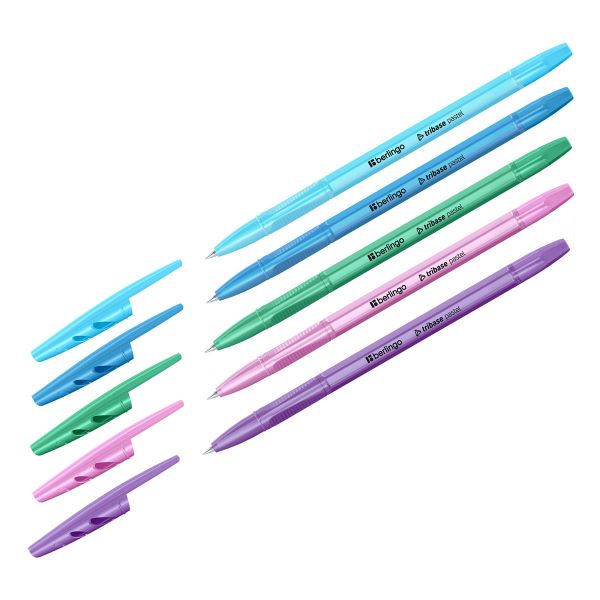 Ручка шариковая Berlingo "Tribase Pastel", синяя, 0,7мм CBp_70942