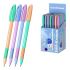 Ручка шар U-109 Stick&Grip Pastel Bloom 1,0мм, синяя NEW 61025 Erich Krause