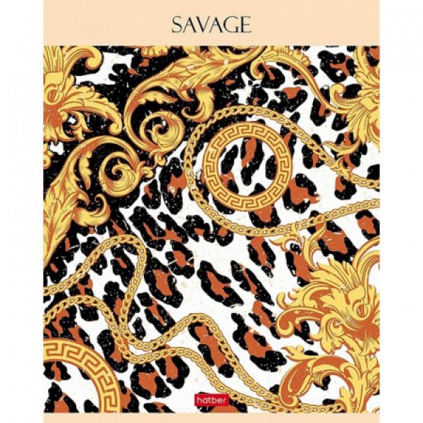 Тетрадь  96л линейка "Savage" 96Т5тВ2 Хатбер