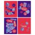 Тетрадь 96л., А5, линия BG "Stickers", тиснение голографической фольгой Т5ск96_тгф 11972