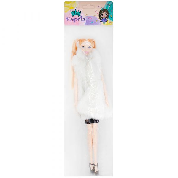 Кукла Miss Kapriz YS999-MZ2 в шубе в пак. Miss Kapriz