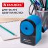 Точилка механическая BRAUBERG ULTRA/, крепление к столу, цвет корпуса голубой с черным, 271342