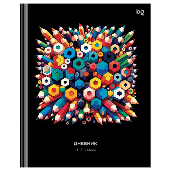 Дневник 1-4 кл. 48л. (твердый) BG "Карандаши", глянцевая ламинация Д5т48_лг 64725