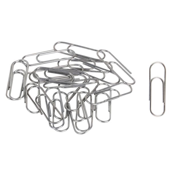 Скрепки 22мм, Globus, 100шт., оцинкованные, карт. упак. С22-100 Ц