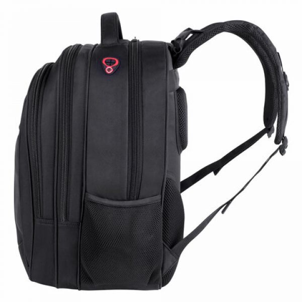 Рюкзак BRAUBERG "Relax 3", 35 л, размер 46х35х25 см, ткань, черный, 224455
