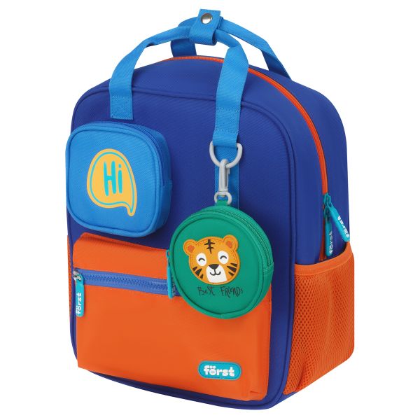 Рюкзак Först F-Kids "Hi, Kitty!" 30,5*25,5*12,5см, эргономичная спинка FT-KB-022401
