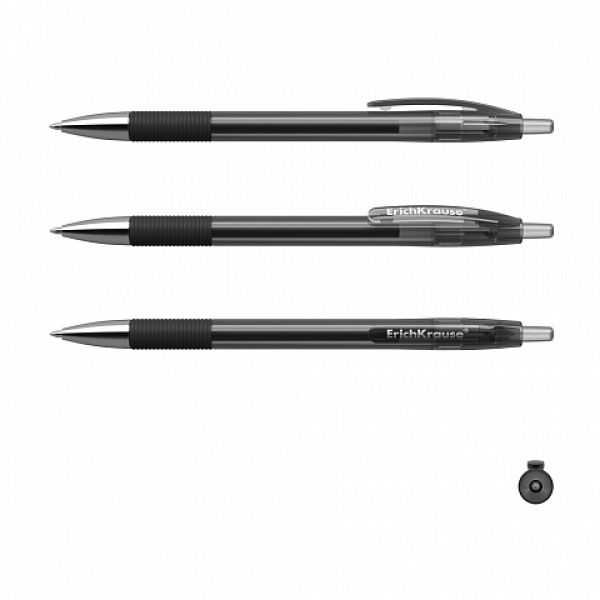 Ручка гелевая авт черная 0,5мм  R-301 Original Gel Matic 46461 Erich Krause