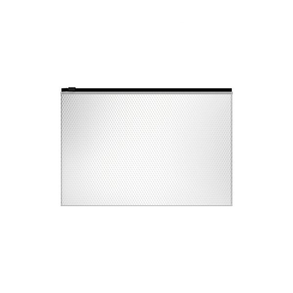 Папка-конверт на молнии В5 Zip Diamond Total White /белый 54947 Erich Krause