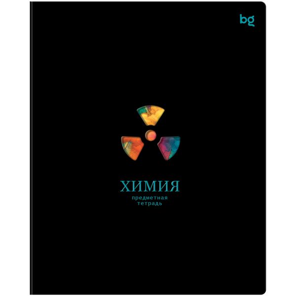 Тетрадь предметная 48л. BG "Информационное поле" - Химия, soft-touch ТП5ск48_лс_вл 63872