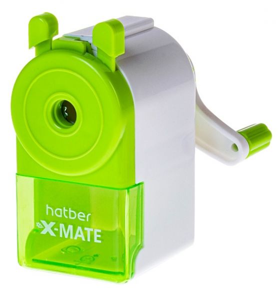 Точилка механическая X-Mate 1 отверстие /прозрачный бокс MS_065507 Хатбер