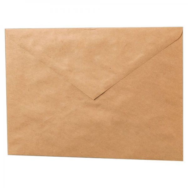Конверты С5 (162х229 мм) КРАФТ, клей, 90 г/м2, треугольный клапан, 76423