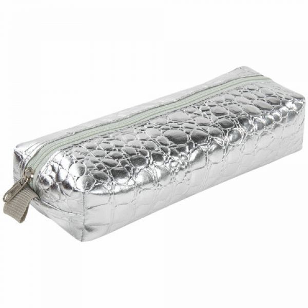 Пенал-косметичка BRAUBERG, "крокодиловая кожа", "Ultra", дисплей, 20x6x4 см, ассорти 5 цветов, 27085