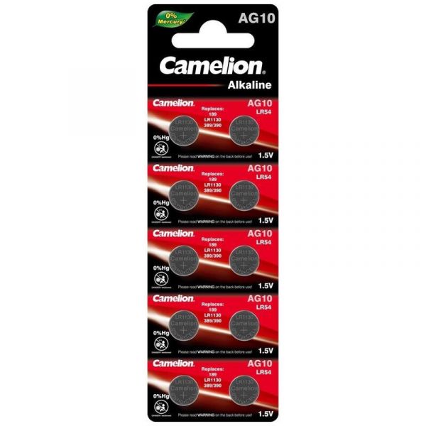Батарейка Camelion AG10 LR54