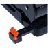 Дырокол энергосберегающий Berlingo "Smart Technology" 45л, металлический, фиксатор, линейка, черный
