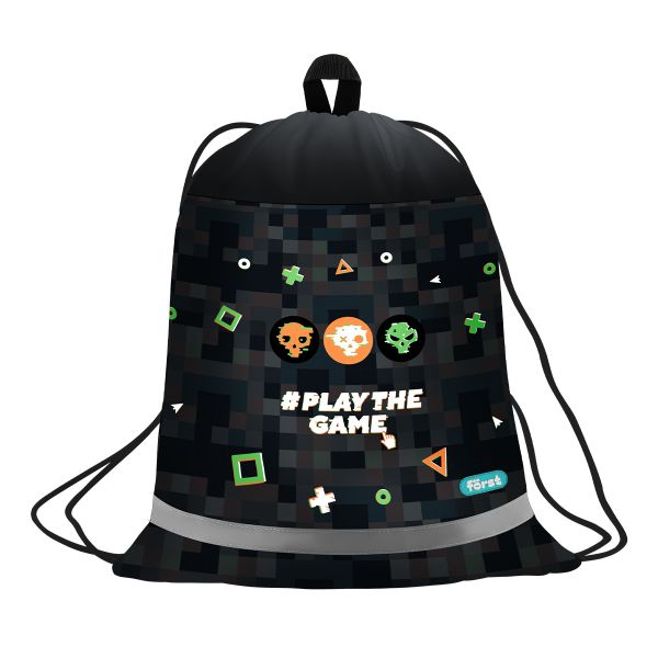 Мешок для обуви 1 отделение Först "Play the game", 360*460мм, FT-MS-012512