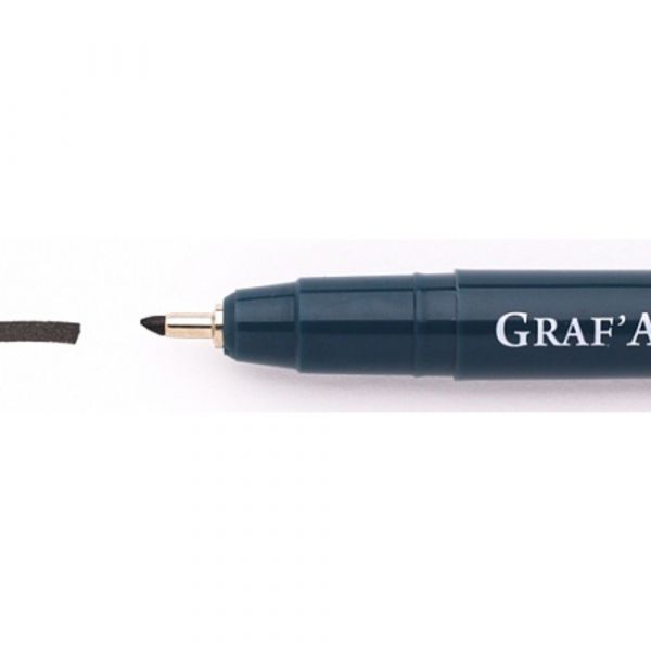 Капиллярная ручка Малевичъ Graf'Art, скошенная, 2,0