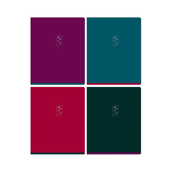 Тетрадь 96л., А5, клетка BG "Monocolor. Bright color", тиснение фольгой Т5ск96_тф 11120