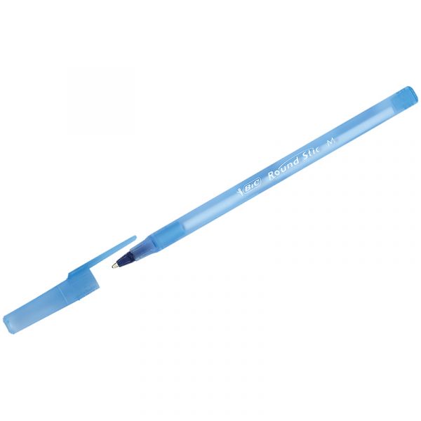 Ручка шариковая Bic "Round Stic" синяя, 1,0мм, штрих-код 934598