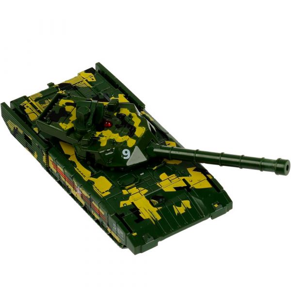 Модель металл Армата Танк Т-14 12 см, ARMATA-12MIL-GN вращается башня, камуф, инерц., в коробке