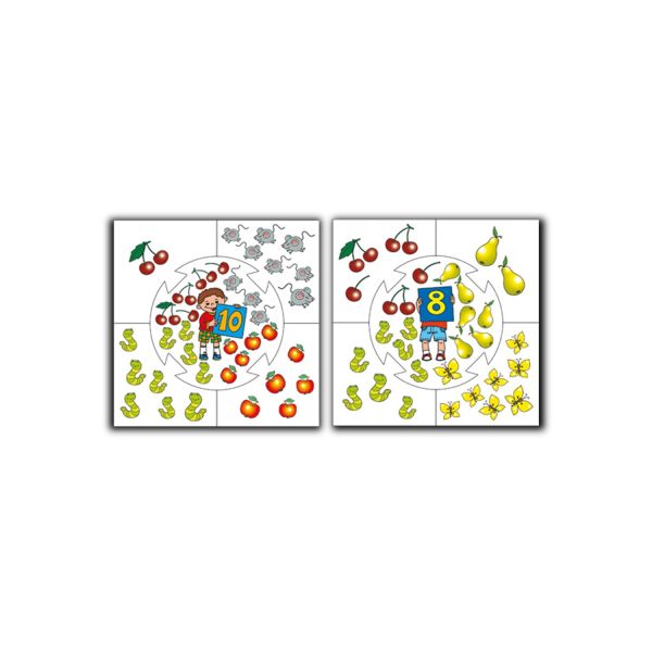 Учись играя Сколько не хватает 00074 Десятое королевство