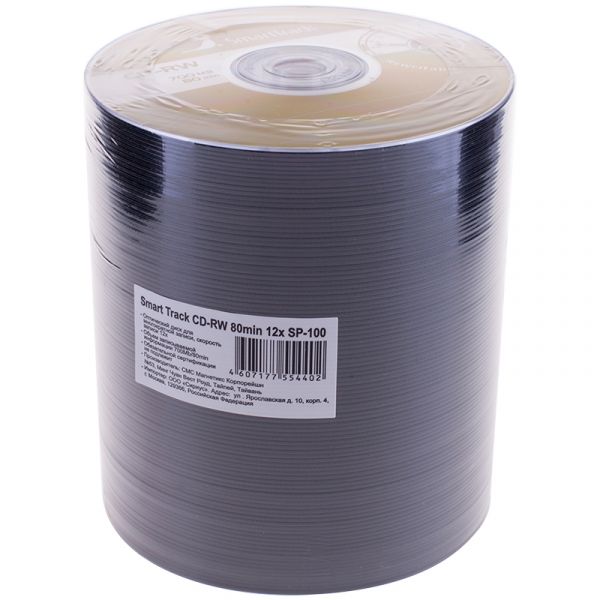 Диск CD-RW 700Mb Smart Track 4-12x Bulk ST000197